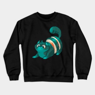 Sushi Roll Cat Crewneck Sweatshirt